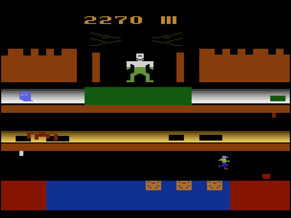 Gameplay of Frankensteins Monster for Atari 2600